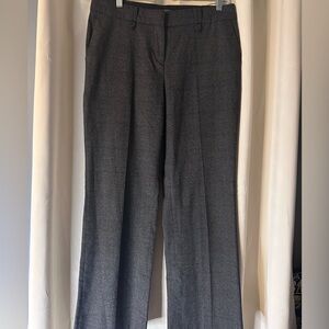 Talbots Women's Gray Houndstooth Straight Leg Pants
